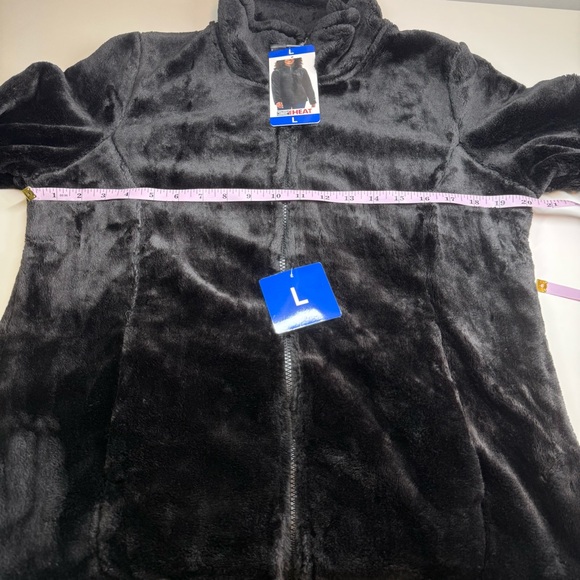 32 DEGREES Heat Women Large Soft & Cozy Plush Velvet Full Zip NWT - Picture 4 of 10
